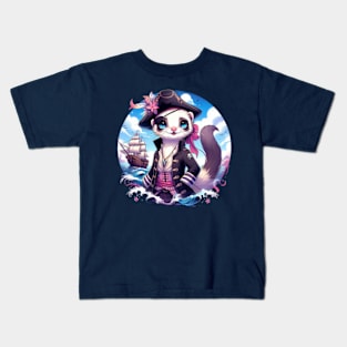 Ferret the Pirate King Kids T-Shirt